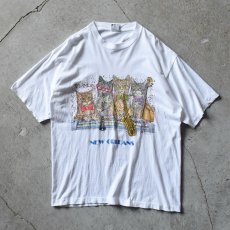画像1: 1990s NEW ORLEANS ねごTシャツ　 "MADE IN USA"　 表記XL  (1)