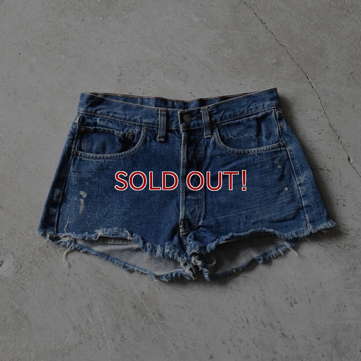 画像1: 1960s Levi's 501E CUT OFF　 "MADE IN USA"　 実寸W29  (1)