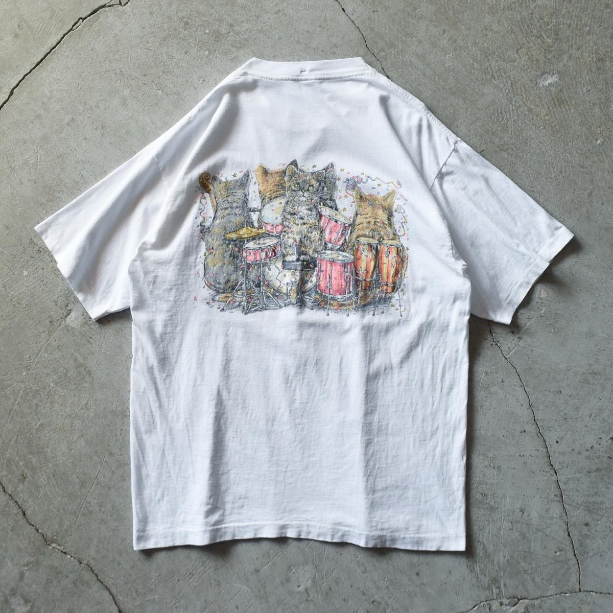 画像2: 1990s NEW ORLEANS ねごTシャツ　 "MADE IN USA"　 表記XL  (2)