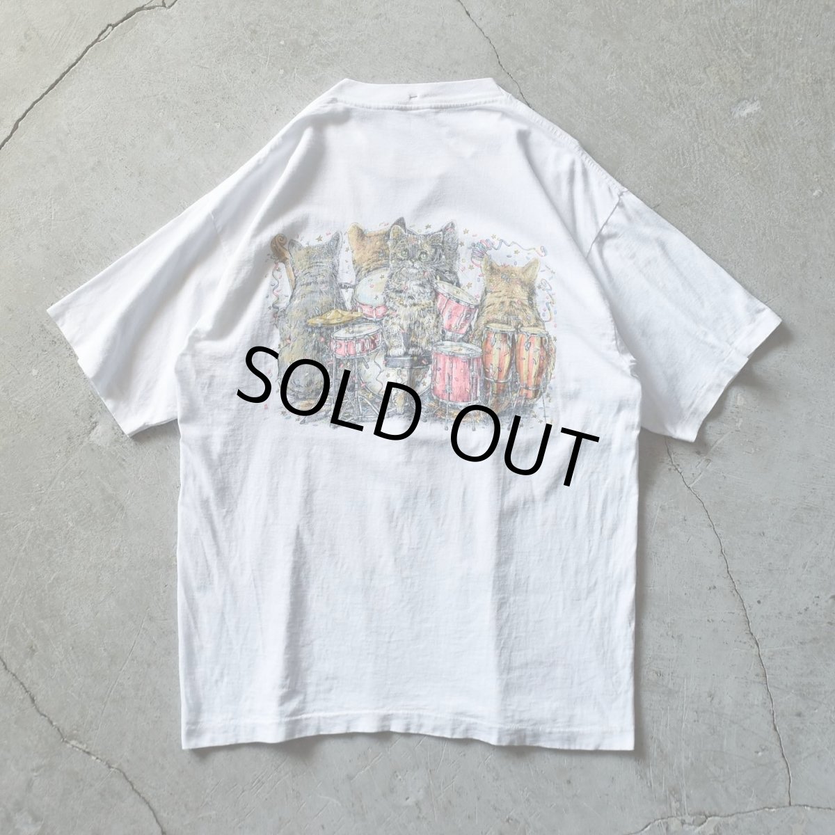 画像2: 1990s NEW ORLEANS ねごTシャツ　 "MADE IN USA"　 表記XL  (2)
