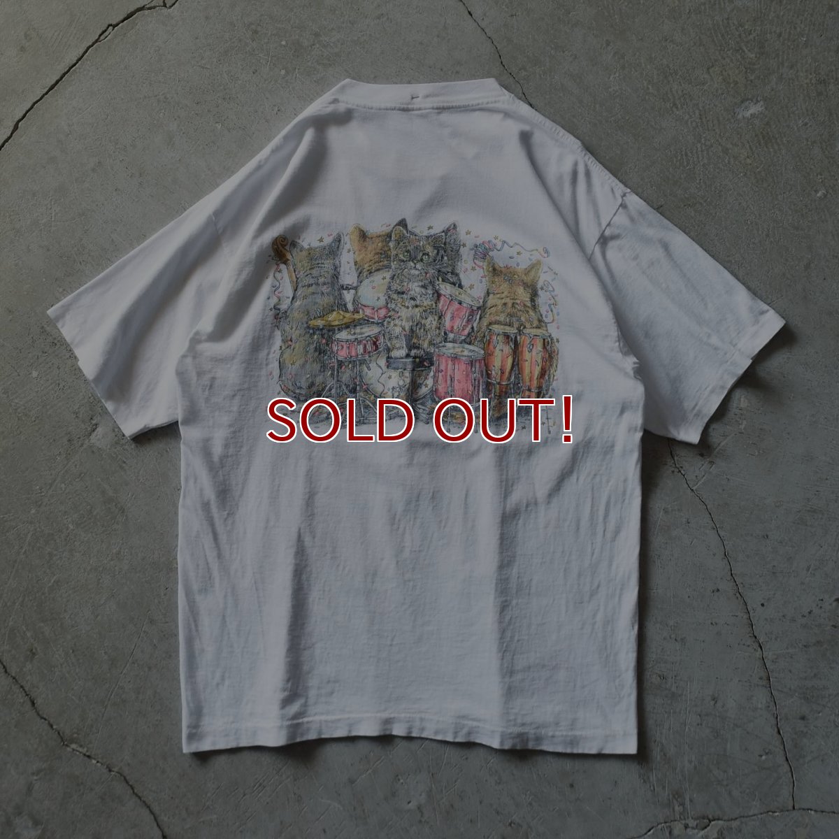 画像2: 1990s NEW ORLEANS ねごTシャツ　 "MADE IN USA"　 表記XL  (2)