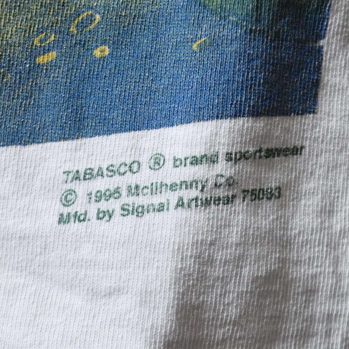 画像7: 1990s Tabasco Tシャツ　 "MADE IN USA"　 表記XL  (7)