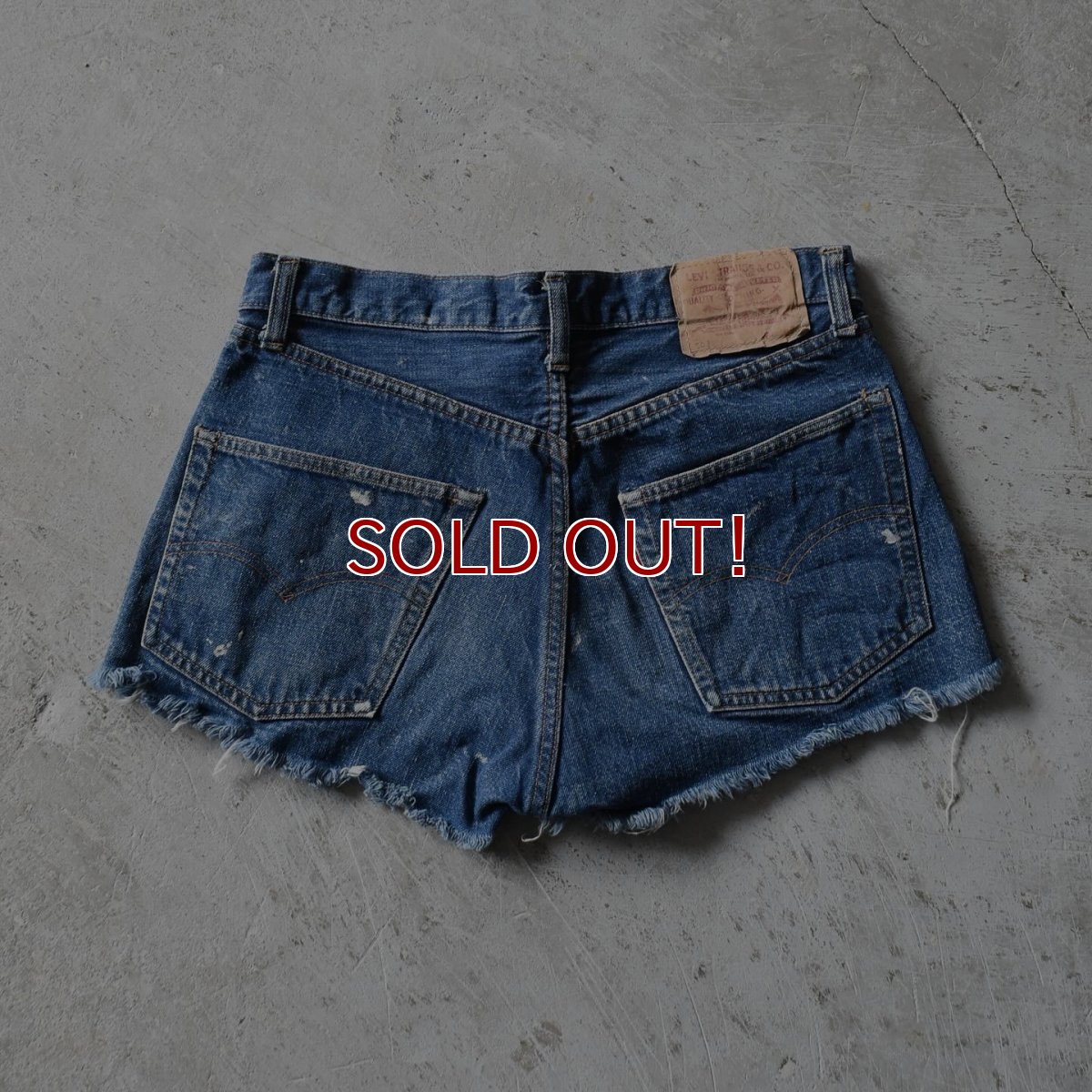 画像2: 1960s Levi's 501E CUT OFF　 "MADE IN USA"　 実寸W29  (2)