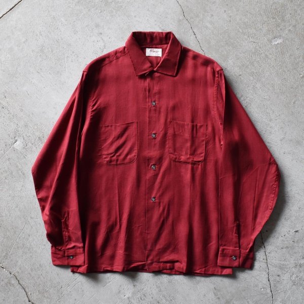 画像3: DEAD STOCK！　 1960s WINGS オープンカラーシャツ　 表記M 