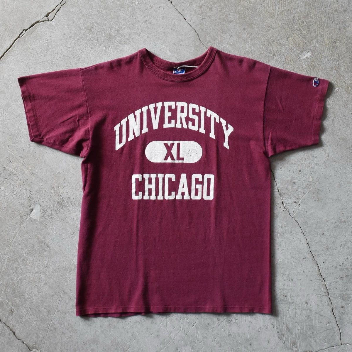 画像1: 1990s Champion カレッジTシャツ　 "MADE IN USA"　 表記XL  (1)