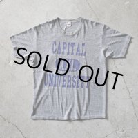 1980s CAPITAL UNIVERSITY カレッジTシャツ　 "MADE IN USA"　 表記L 