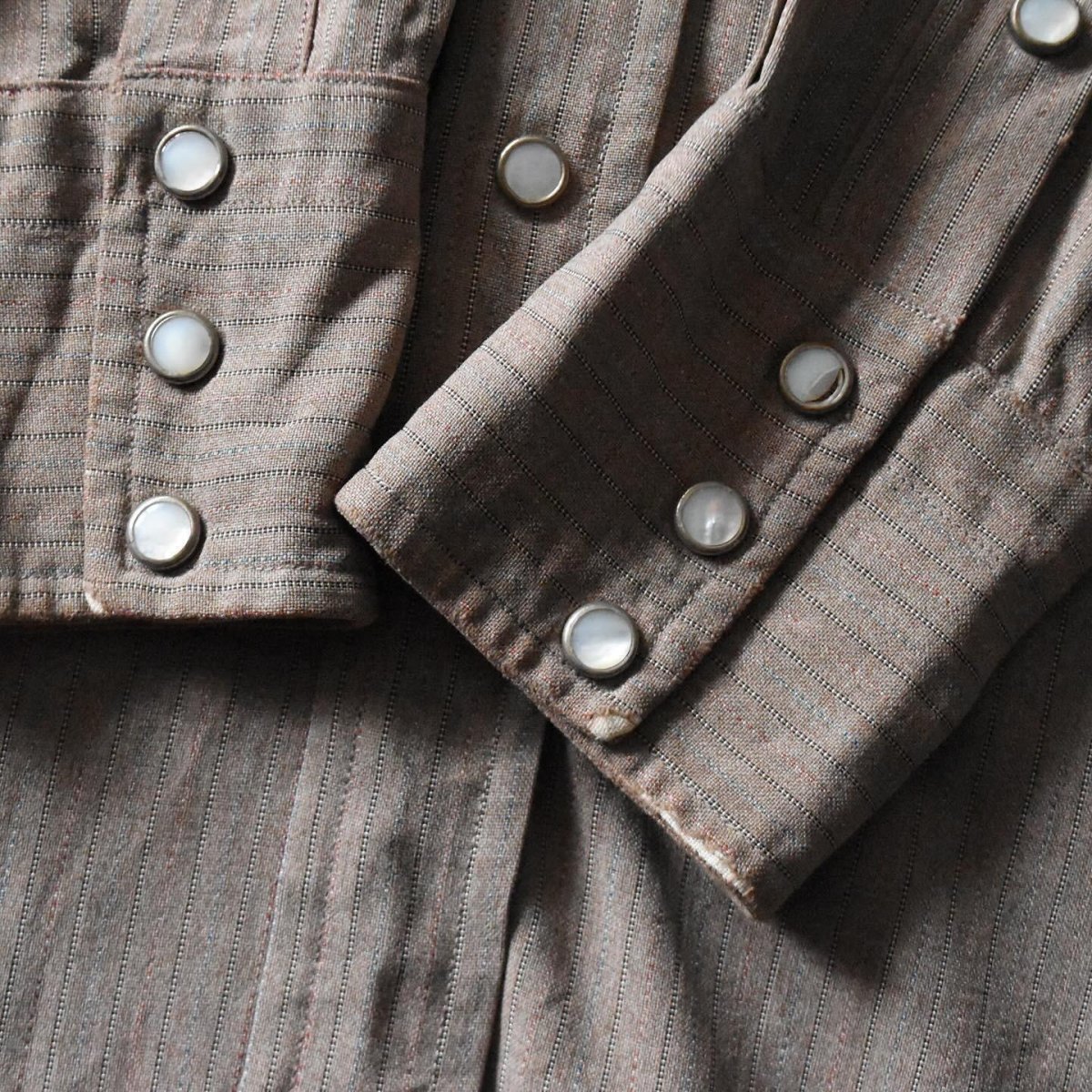 画像7: 1950s TEM-TEX レーヨンウエスタンシャツ　 "MADE IN USA"　 実寸SM  (7)