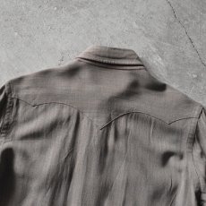 画像8: 1950s TEM-TEX レーヨンウエスタンシャツ　 "MADE IN USA"　 実寸SM  (8)