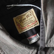 画像4: 1950s TEM-TEX レーヨンウエスタンシャツ　 "MADE IN USA"　 実寸SM  (4)