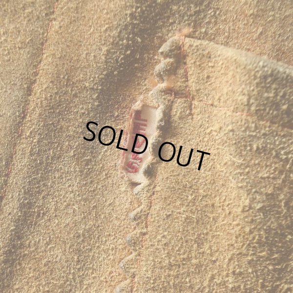 画像6: 1950s LEVI'S ショートホーンスウェードベスト　 実寸M 