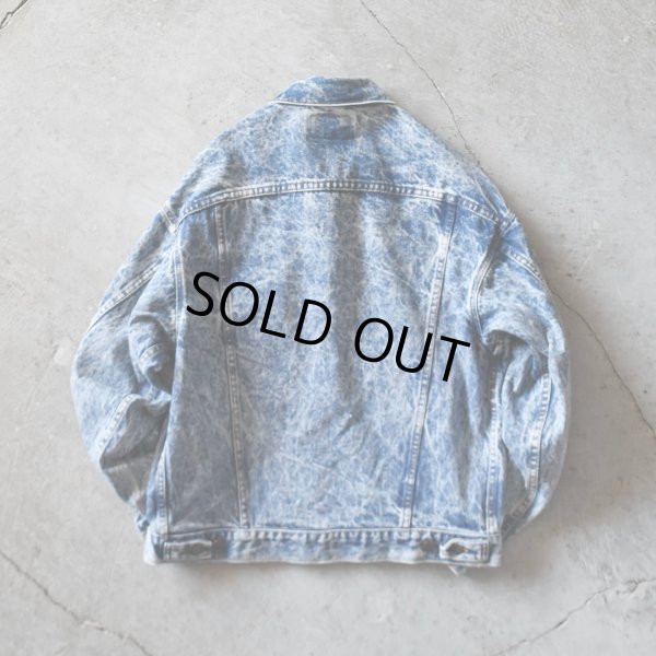 画像2: 1980s Levi's 70507-0219 ケミカルデニムジャケット　 "MADE IN USA"　 表記M 