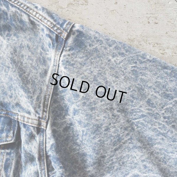画像10: 1980s Levi's 70507-0219 ケミカルデニムジャケット　 "MADE IN USA"　 表記M 