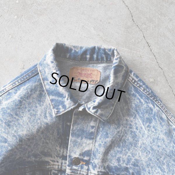 画像3: 1980s Levi's 70507-0219 ケミカルデニムジャケット　 "MADE IN USA"　 表記M 