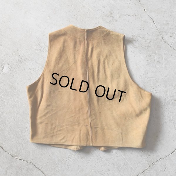 画像2: 1950s LEVI'S ショートホーンスウェードベスト　 実寸M 