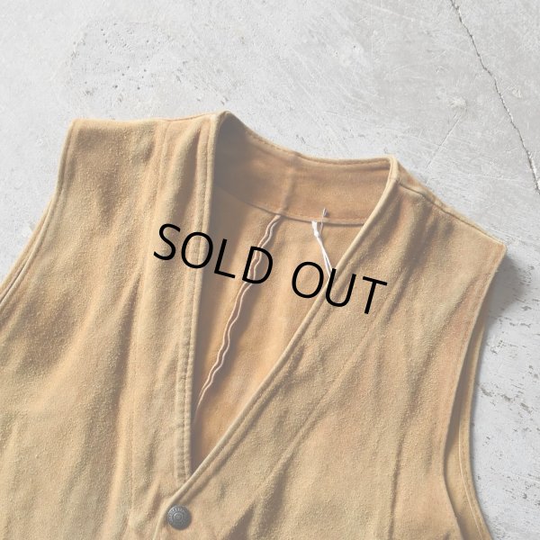 画像5: 1950s LEVI'S ショートホーンスウェードベスト　 実寸M 