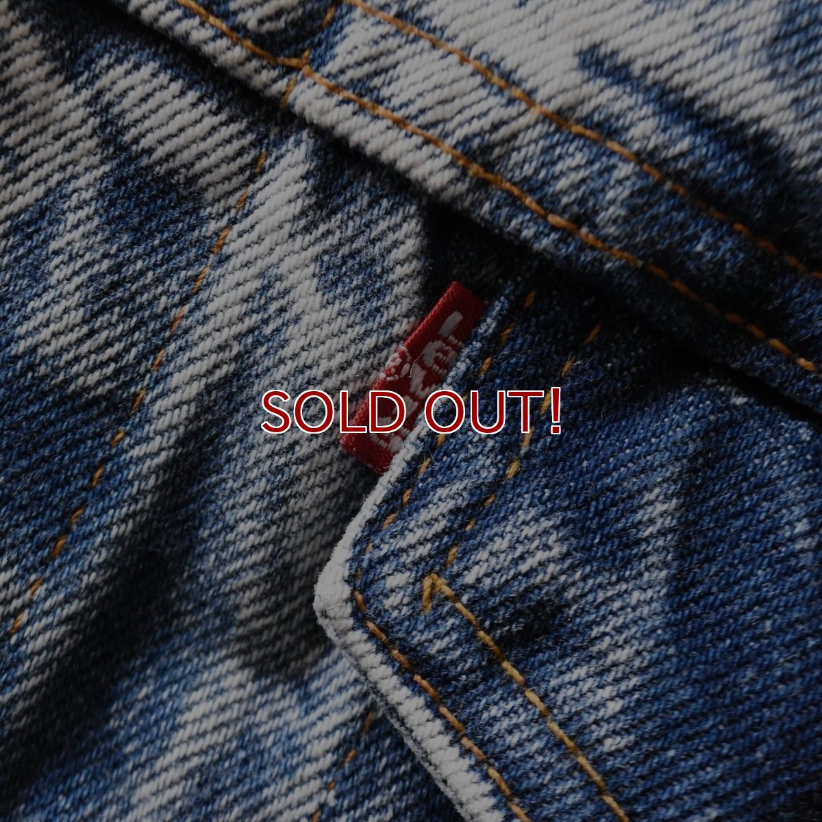 画像8: 1980s Levi's 70507-0219 ケミカルデニムジャケット　 "MADE IN USA"　 表記M  (8)