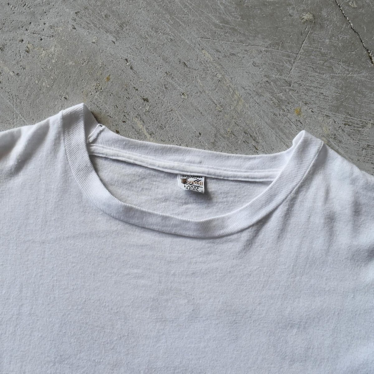 画像4: 1960s RUSSELL "GTO RACING TEAM" バックプリントTシャツ　 "MADE IN USA"　 表記L  (4)