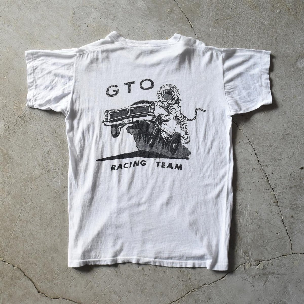 画像3: 1960s RUSSELL "GTO RACING TEAM" バックプリントTシャツ　 "MADE IN USA"　 表記L  (3)