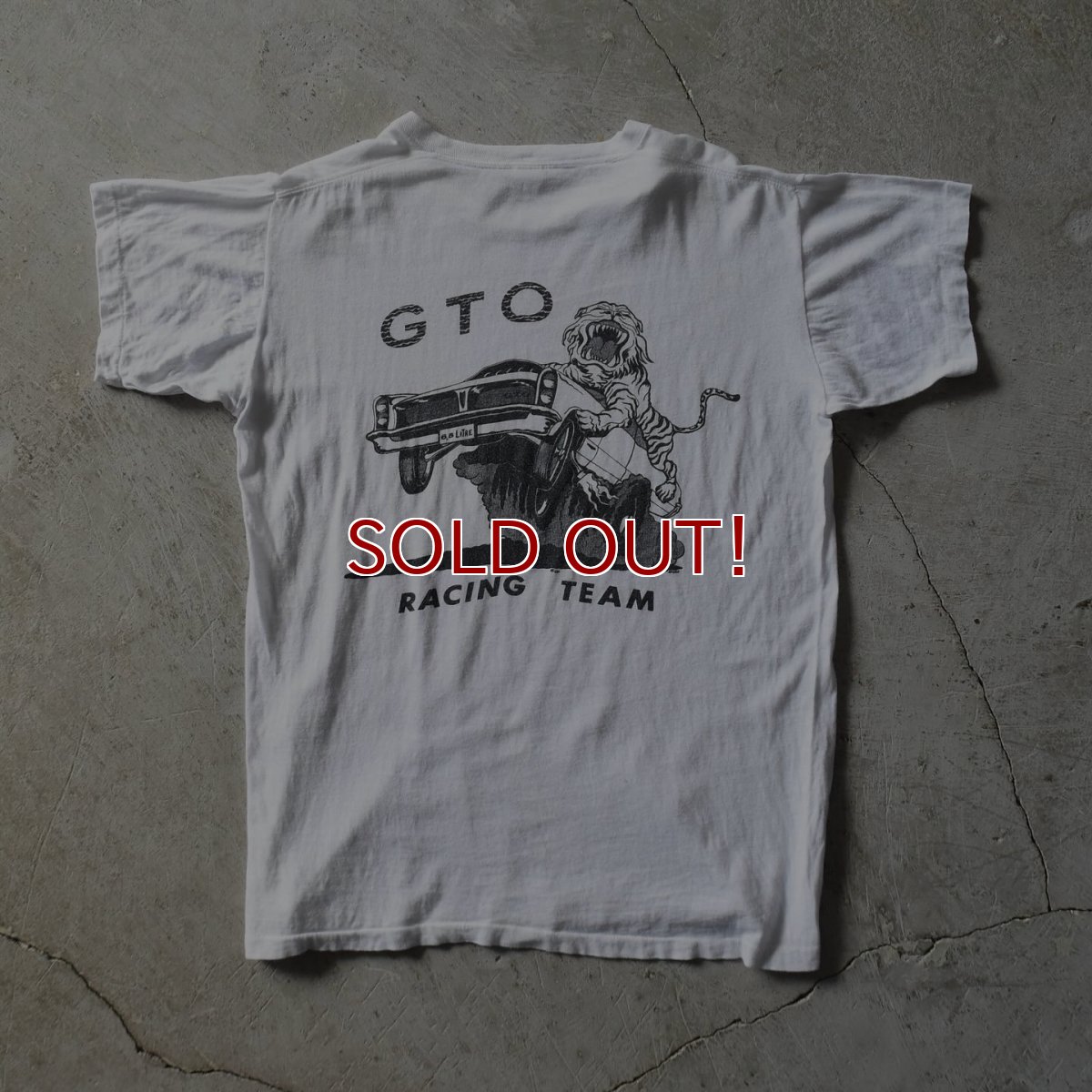 画像3: 1960s RUSSELL "GTO RACING TEAM" バックプリントTシャツ　 "MADE IN USA"　 表記L  (3)