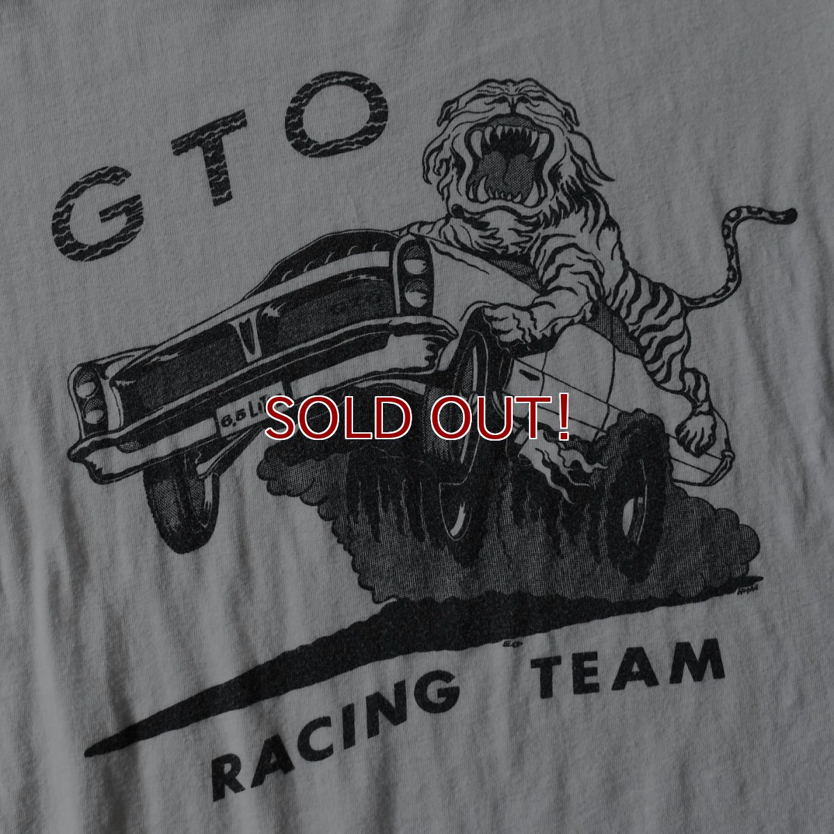 画像6: 1960s RUSSELL "GTO RACING TEAM" バックプリントTシャツ　 "MADE IN USA"　 表記L  (6)