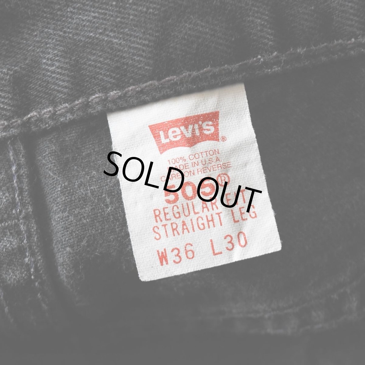 画像3: 1990s Levi's 505-0260 ブラックデニム　 "MADE IN USA"　 表記W36 L30  (3)