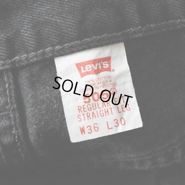 画像3: 1990s Levi's 505-0260 ブラックデニム  "MADE IN USA"  表記W36 L30