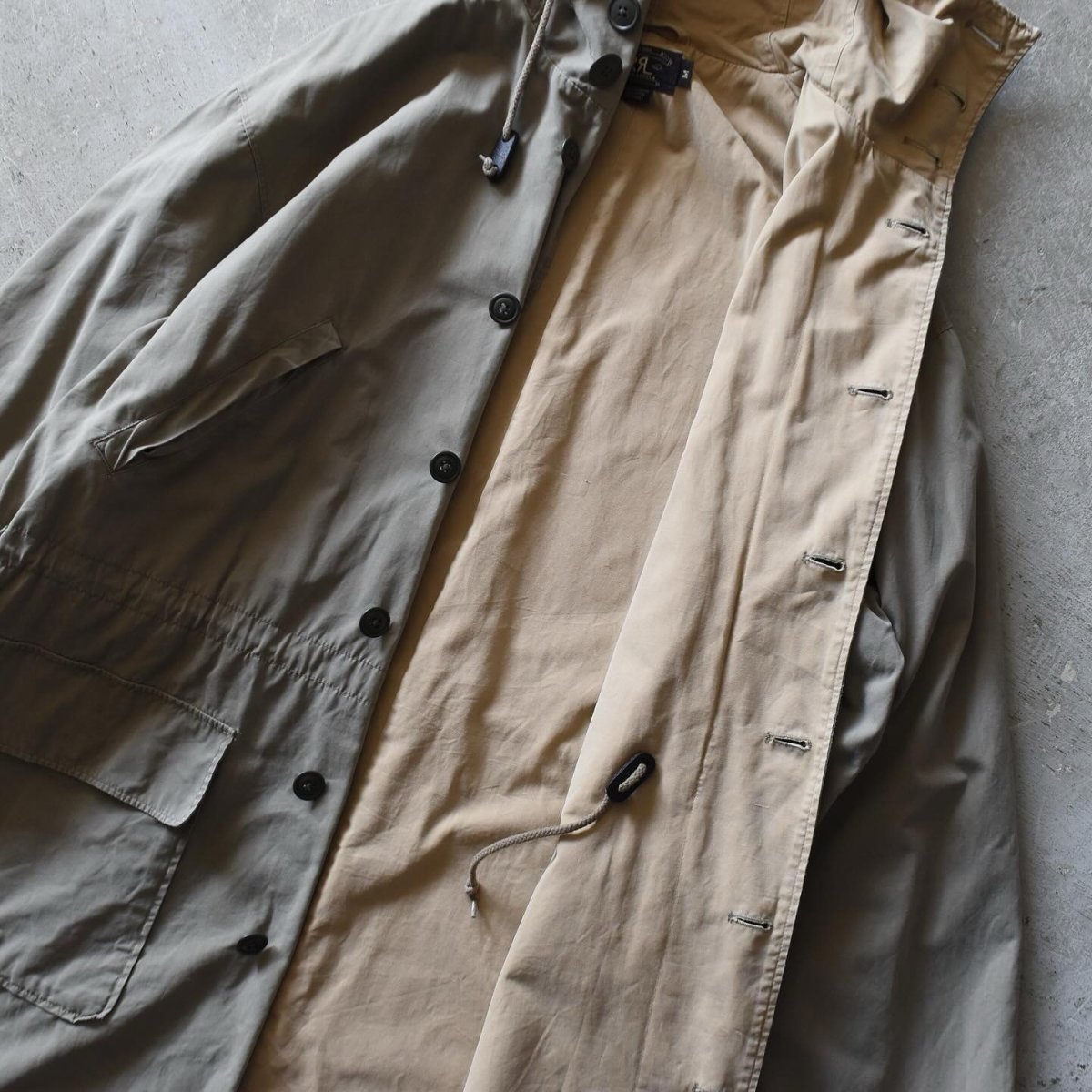 画像8: 1990s RRL スノーパーカー/US.ARMY TYPE　 "三ツ星タグ"　 表記M  (8)