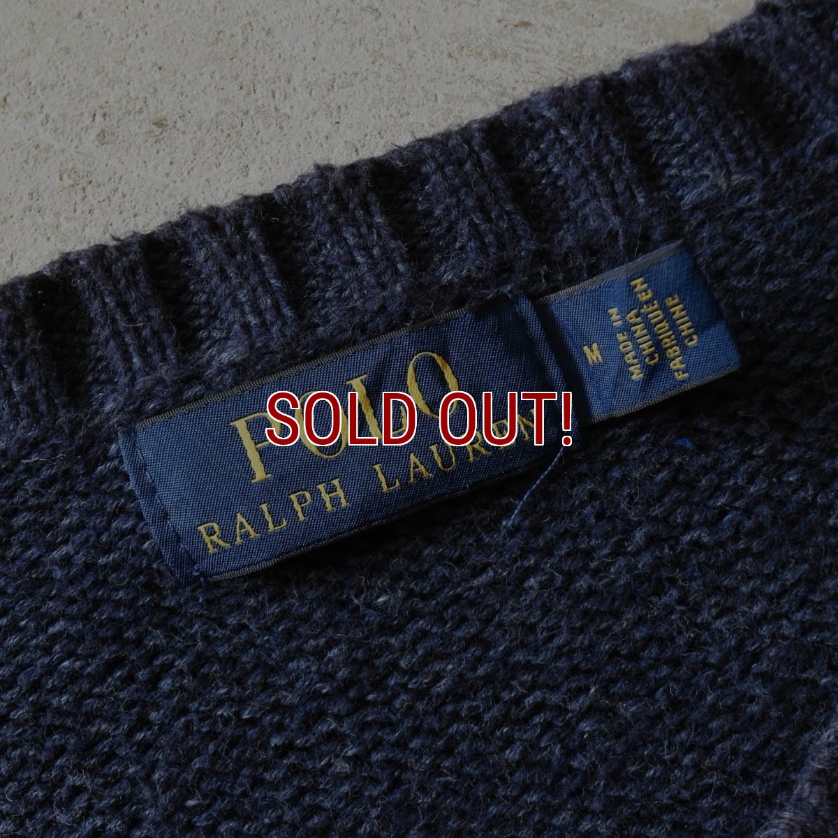 画像3: POLO RALPH LAUREN 星条旗コットンニットセーター　 表記M  (3)
