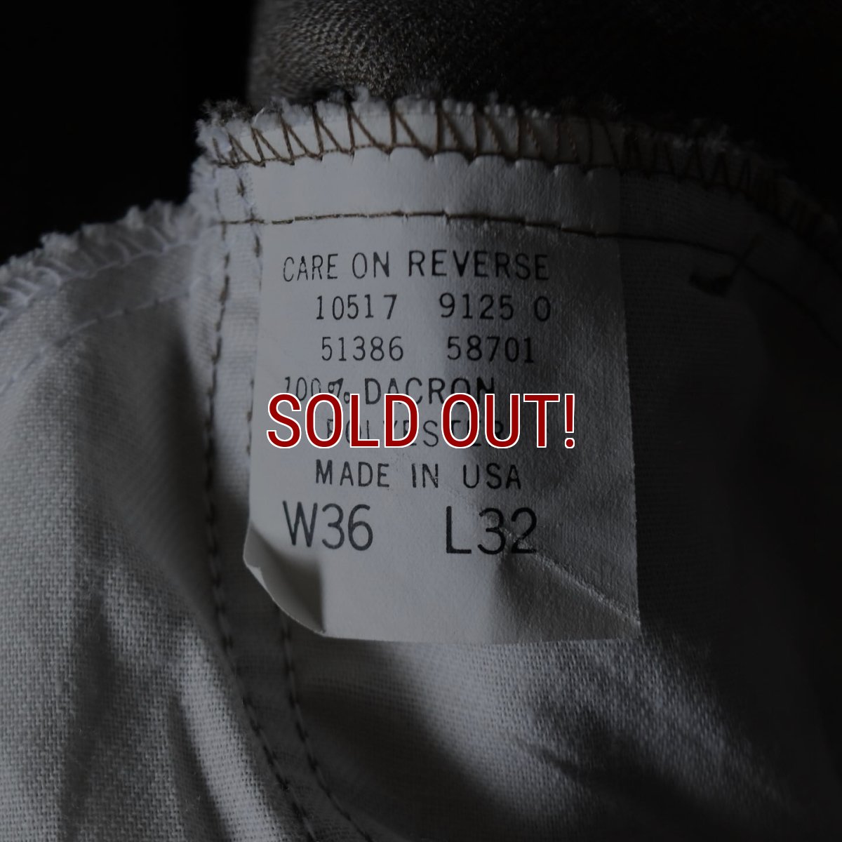 画像7: 1980s Levi's 517 STA-PREST　 "MADE IN USA"　 表記W36 L32  (7)