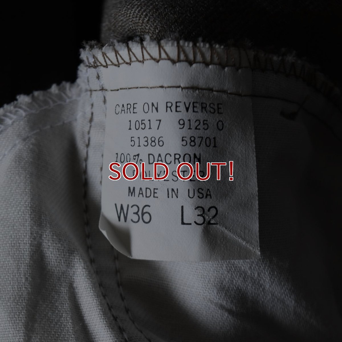 画像7: 1980s Levi's 517 STA-PREST　 "MADE IN USA"　 表記W36 L32  (7)