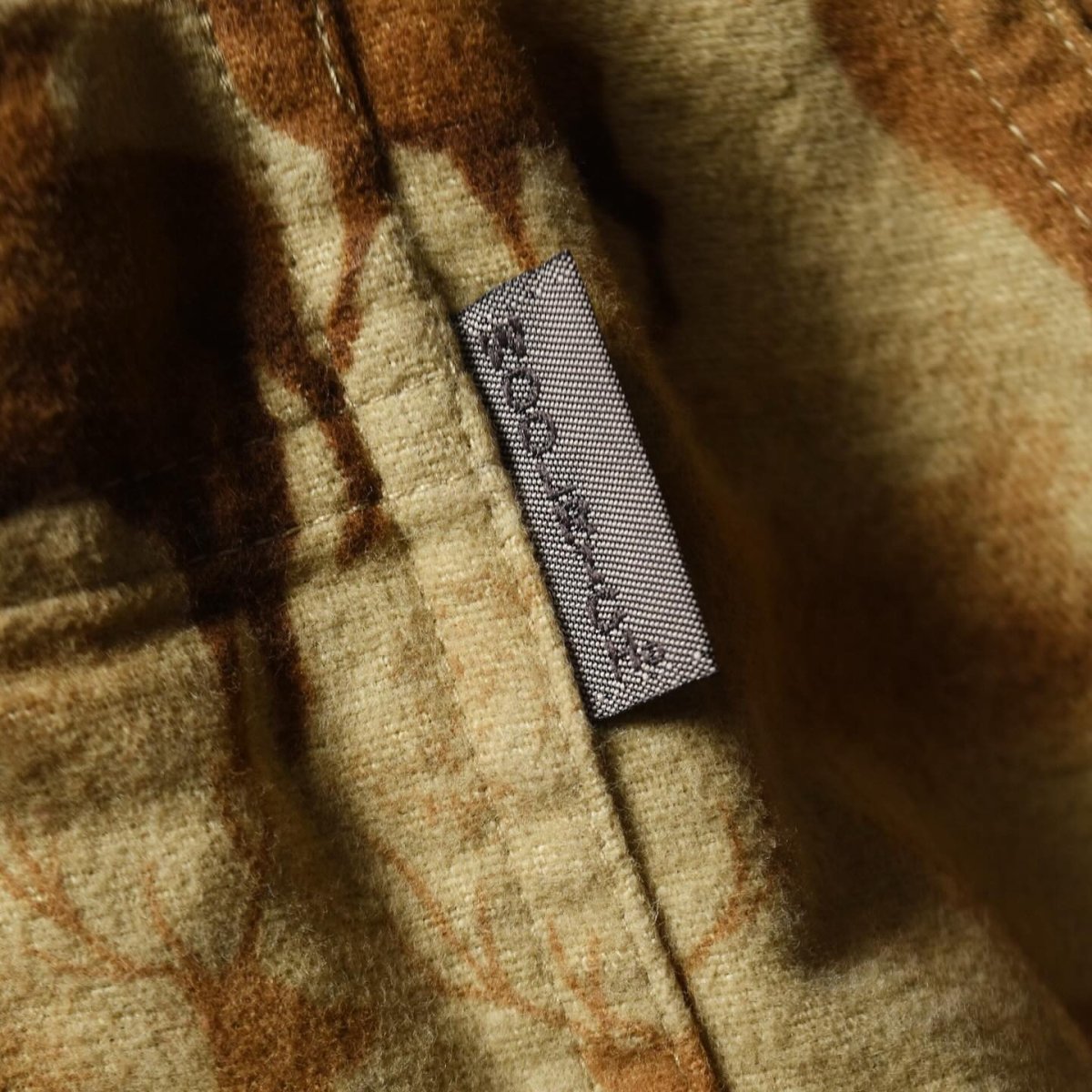 画像6: WOOLRICH シカ柄シャモアクロスシャツ　 表記M  (6)