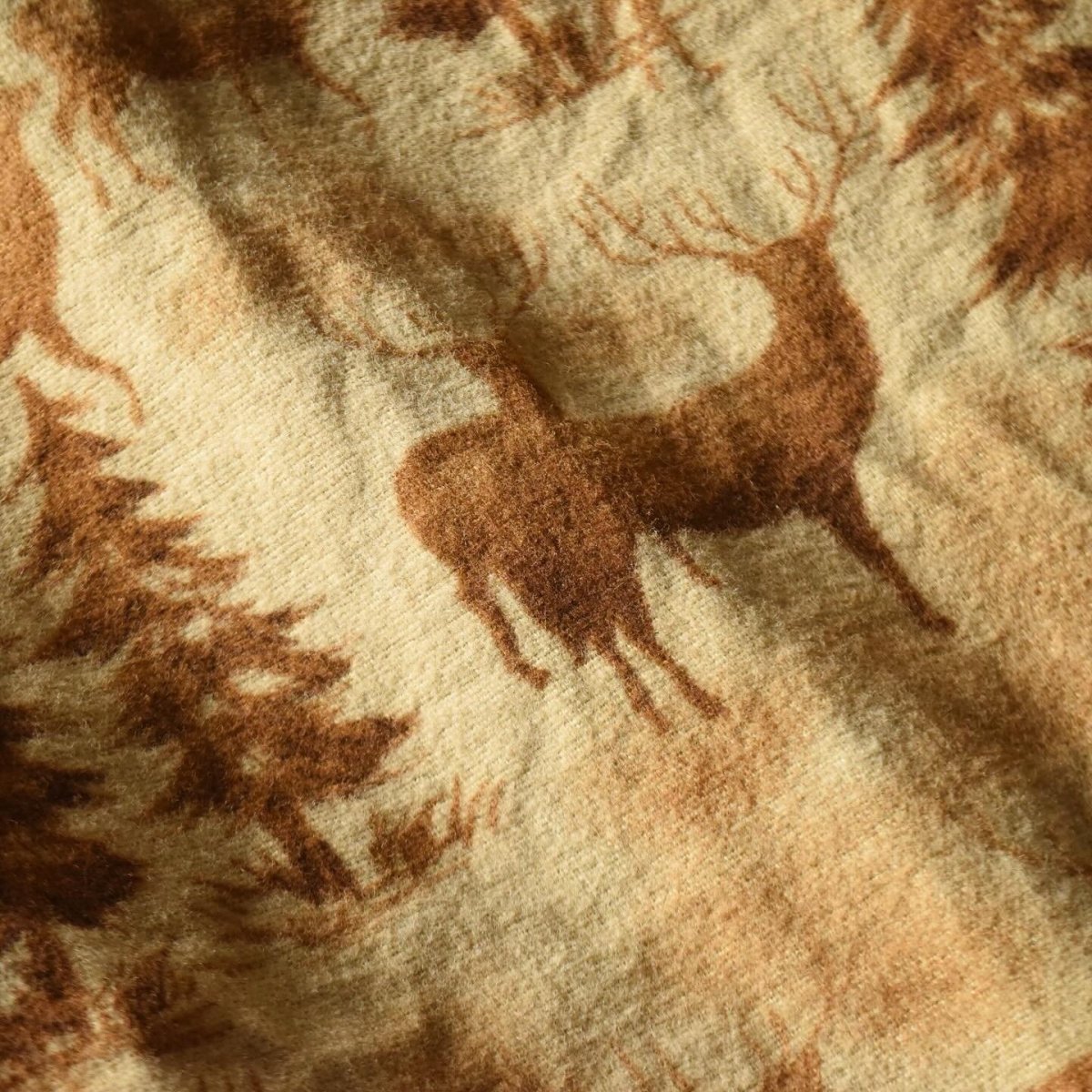 画像9: WOOLRICH シカ柄シャモアクロスシャツ　 表記M  (9)
