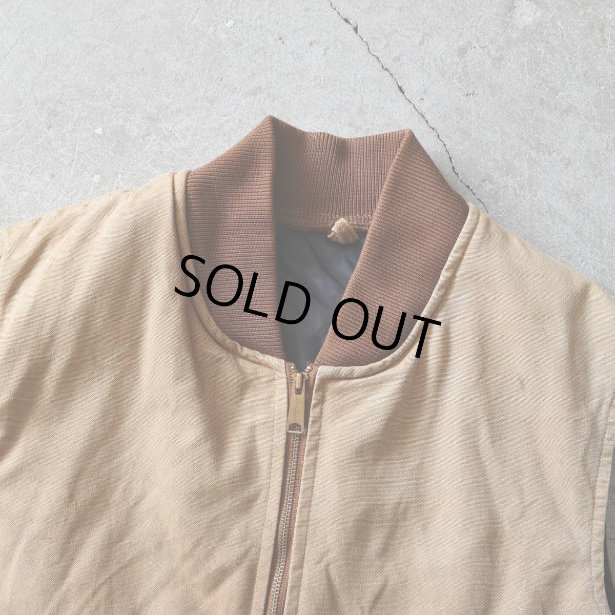 画像5: 1990s Carhartt ブラウンダックベスト　 "MADE IN USA"　 表記XXL-TALL  (5)