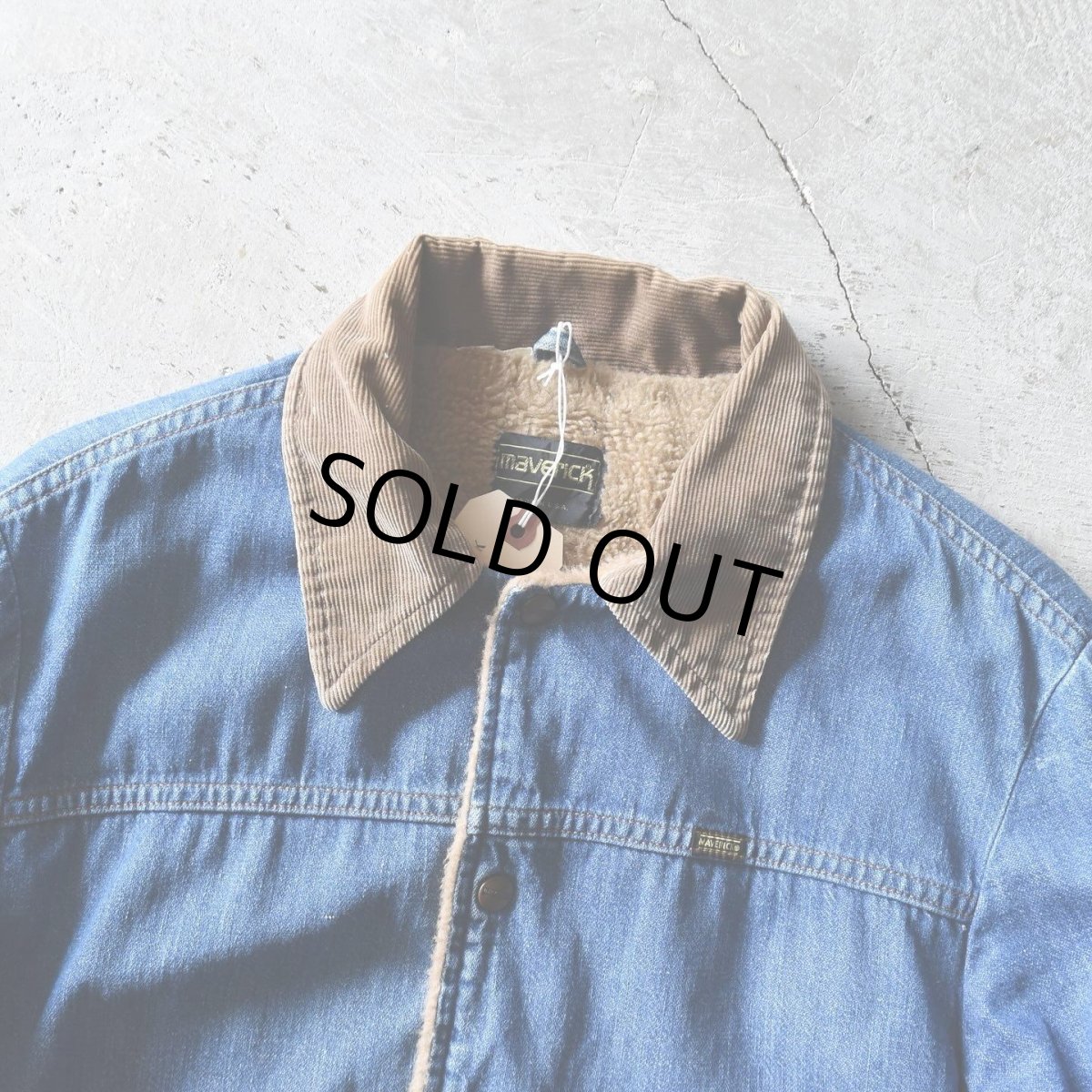 画像5: 1970s MAVERICK デニムボアジャケット　 "MADE IN USA"　 実寸L  (5)