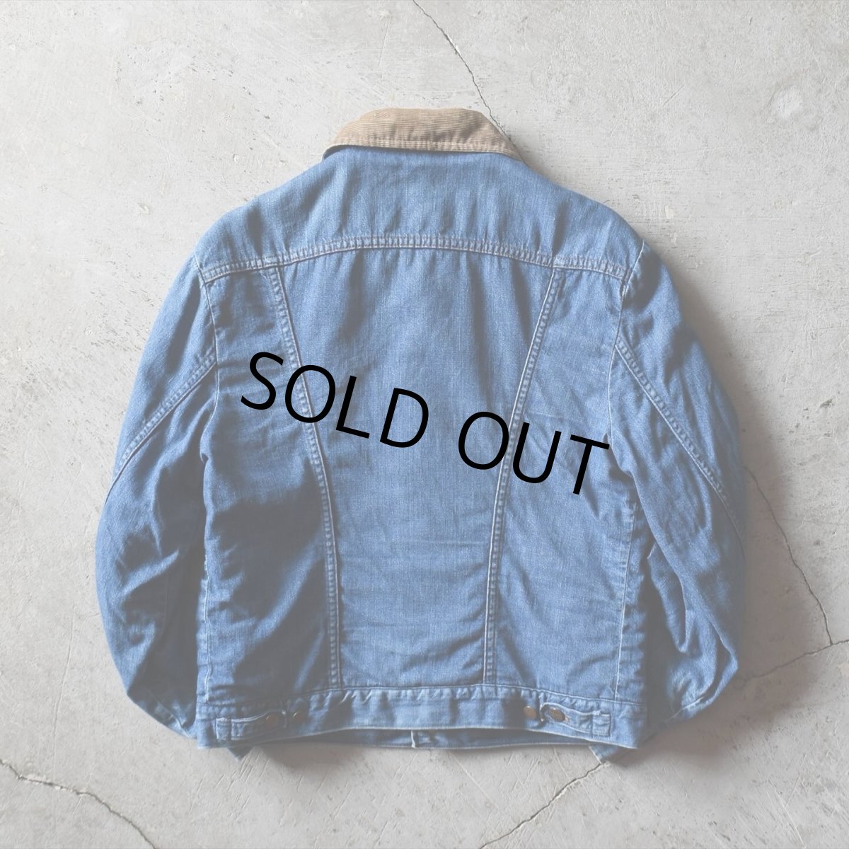 画像2: 1970s MAVERICK デニムボアジャケット　 "MADE IN USA"　 実寸L  (2)