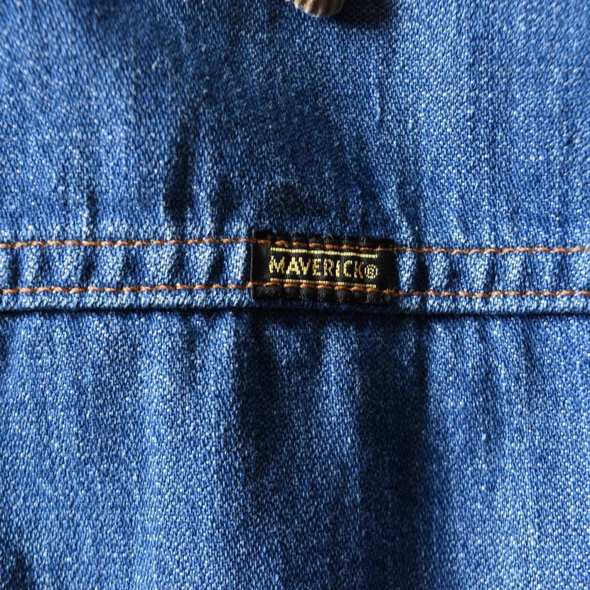 画像6: 1970s MAVERICK デニムボアジャケット　 "MADE IN USA"　 実寸L  (6)