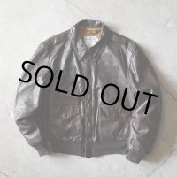 1980s SADDLERY×COOPER A-2 フライトレザージャケット　 "MADE IN USA"　 表記40R 