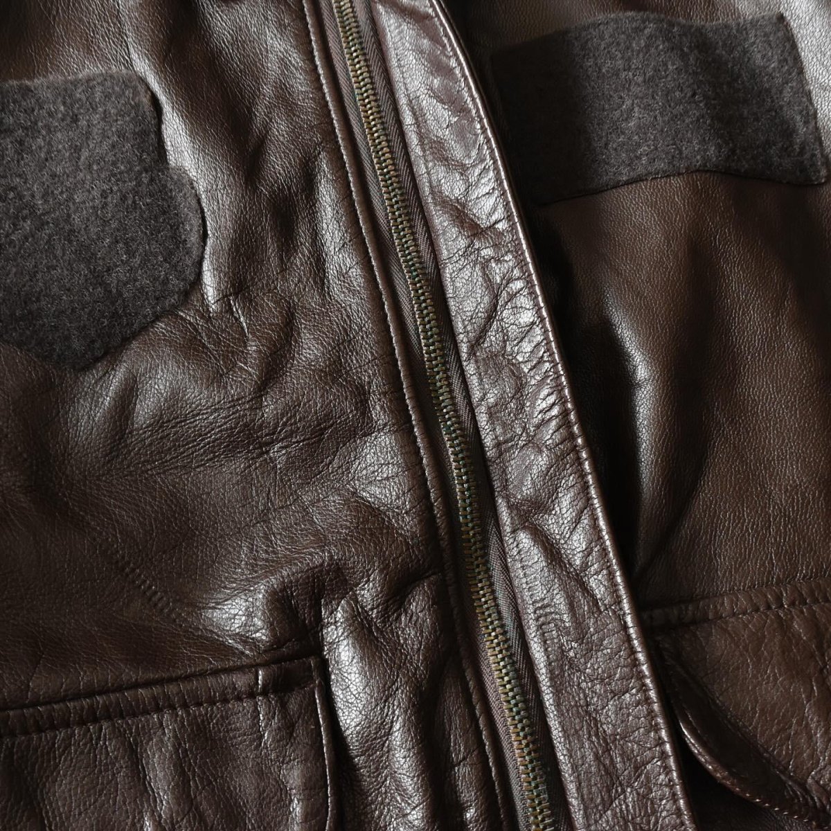 画像7: 1980s SADDLERY×COOPER A-2 フライトレザージャケット　 "MADE IN USA"　 表記40R  (7)