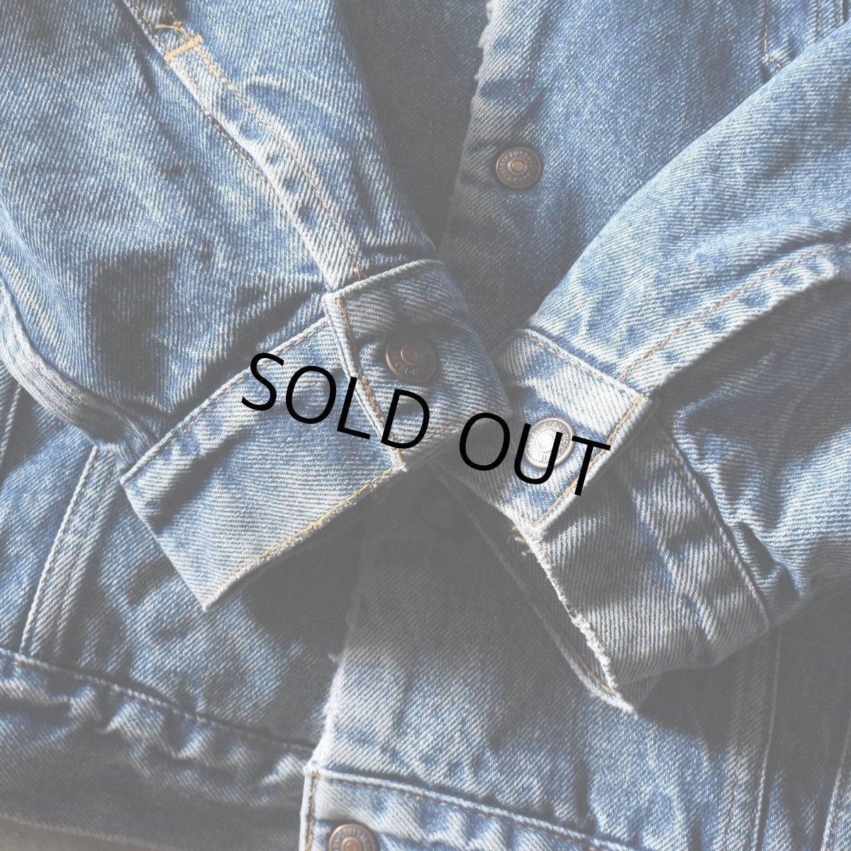 画像9: 1990s Levi's 70609 デニムボアジャケット　 "MADE IN USA"　 表記L  (9)