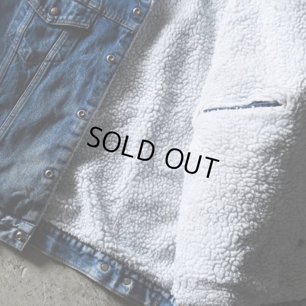 画像8: 1990s Levi's 70609 デニムボアジャケット　 "MADE IN USA"　 表記L 