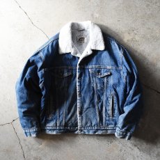画像1: 1990s Levi's 70609 デニムボアジャケット　 "MADE IN USA"　 表記L  (1)
