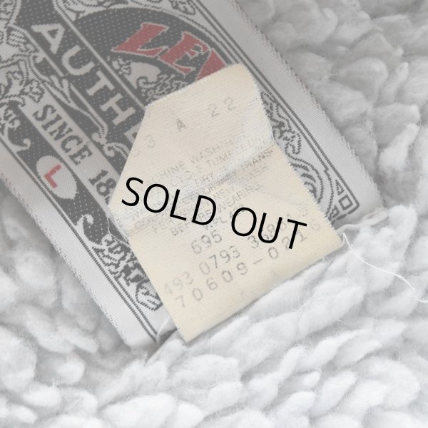 画像4: 1990s Levi's 70609 デニムボアジャケット　 "MADE IN USA"　 表記L 