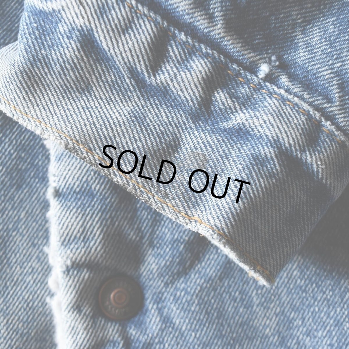 画像13: 1990s Levi's 70609 デニムボアジャケット　 "MADE IN USA"　 表記L  (13)