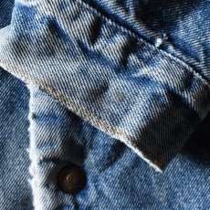 画像13: 1990s Levi's 70609 デニムボアジャケット　 "MADE IN USA"　 表記L  (13)
