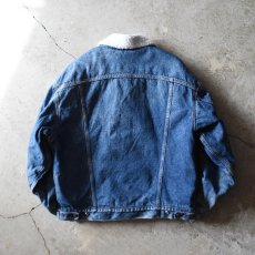画像2: 1990s Levi's 70609 デニムボアジャケット　 "MADE IN USA"　 表記L  (2)
