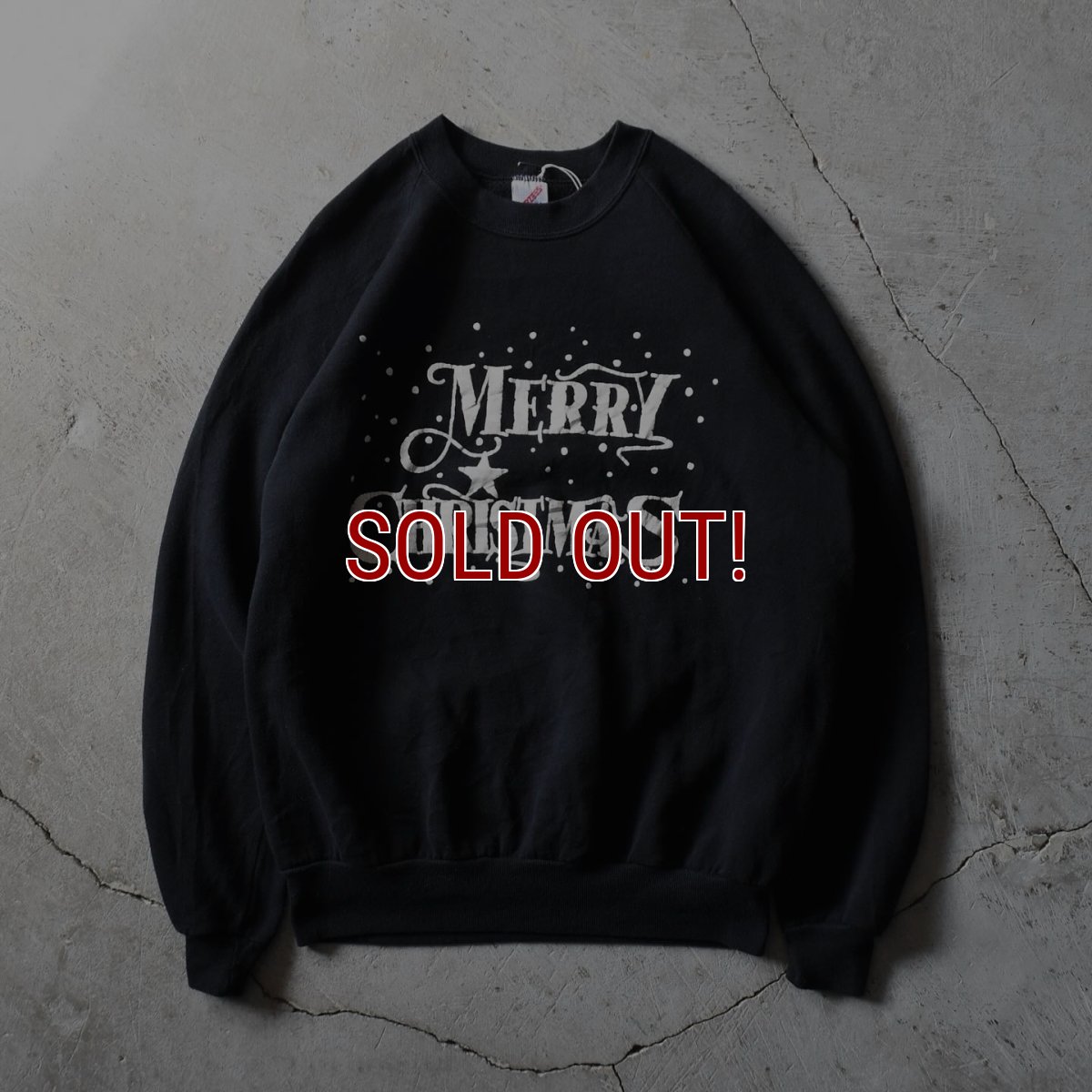 画像1: 1980-90s MERRY CHRISTMAS スウェット　 "MADE IN USA"　 表記XL  (1)