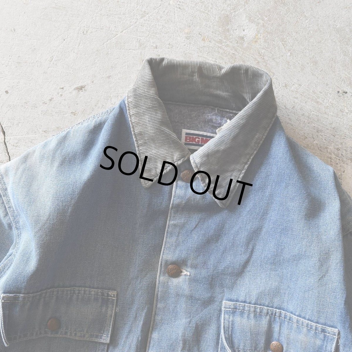 画像5: 1980s BIGMAC デニムカバーオール /ブランケットライナー　 "MADE IN USA"　 表記40  (5)