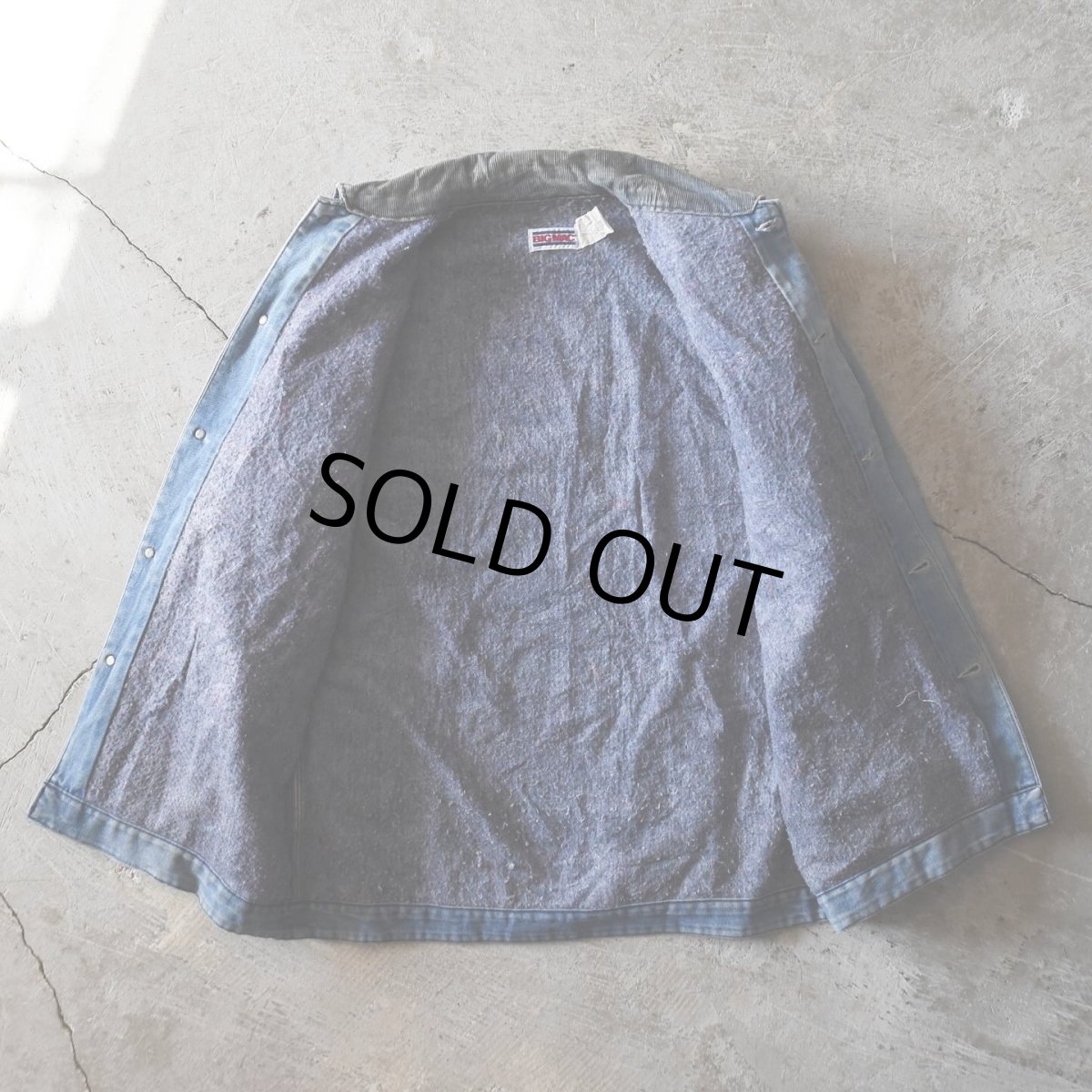 画像3: 1980s BIGMAC デニムカバーオール /ブランケットライナー　 "MADE IN USA"　 表記40  (3)