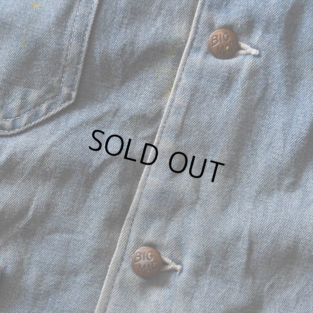 画像9: 1980s BIGMAC デニムカバーオール /ブランケットライナー　 "MADE IN USA"　 表記40  (9)