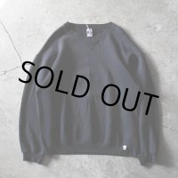 RUSSELL 前Vスウェット　 "BLACK"　 表記LT 